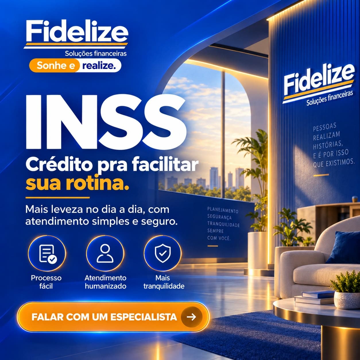 Soluções Fidelize para sou aposentado ou pensionista
