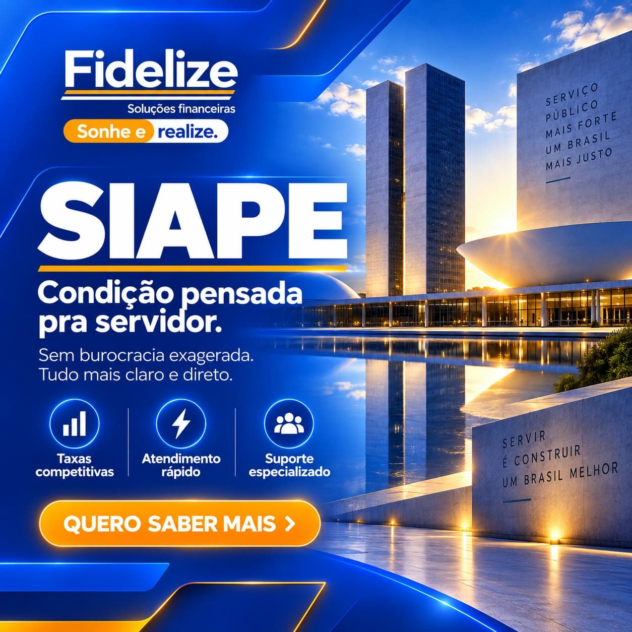 Soluções Fidelize para sou servidor federal
